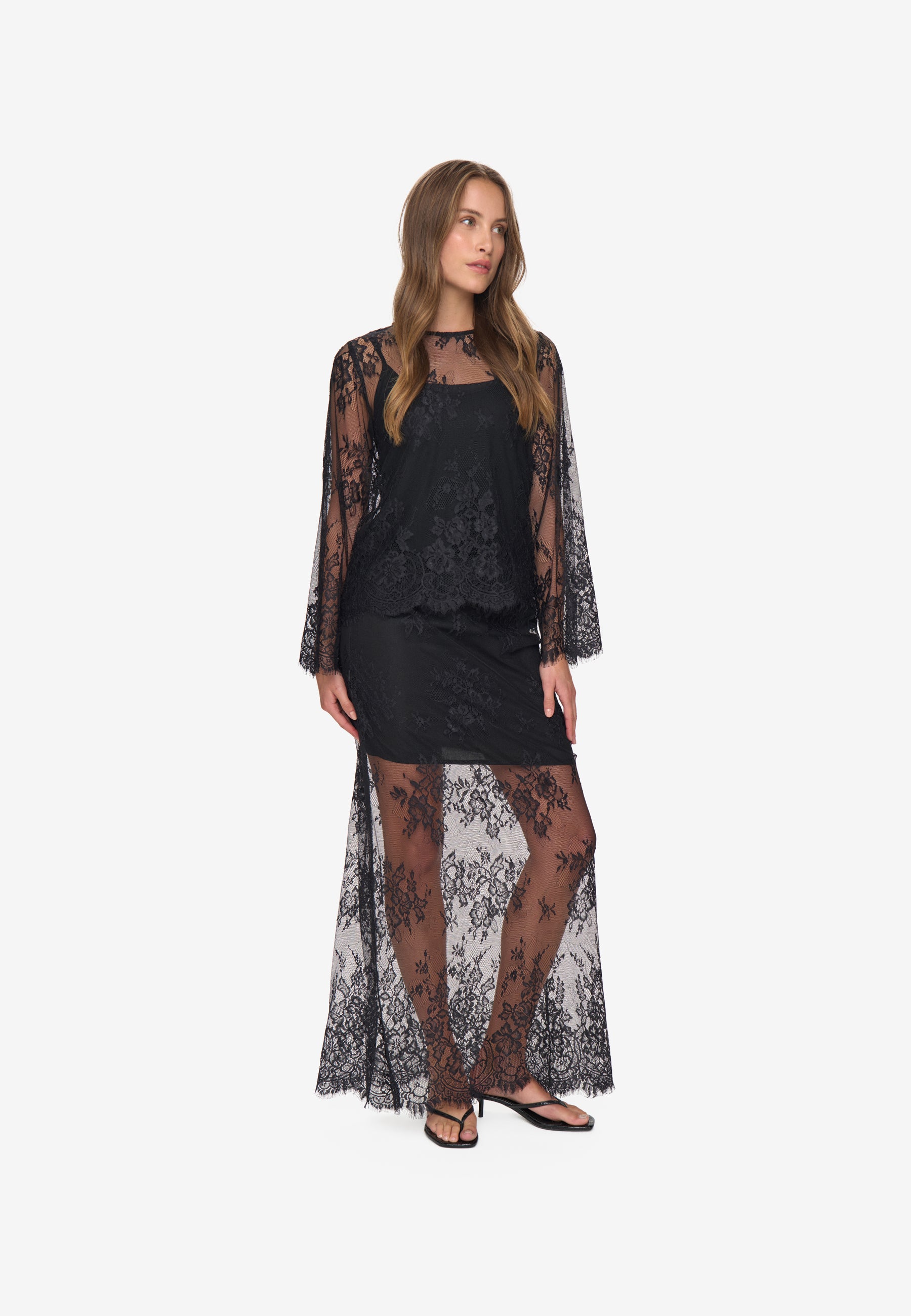 moves Anilaya Skirt 4523 Maxi Skirt 999 Black