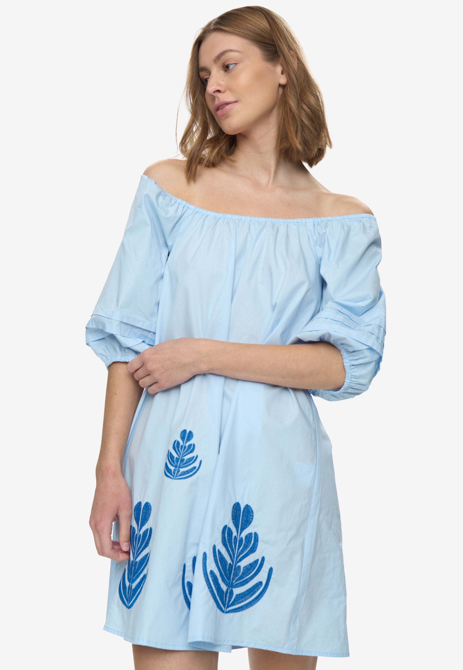 moves Aviaja dress 2464 Short Dress 4122 Airy blue