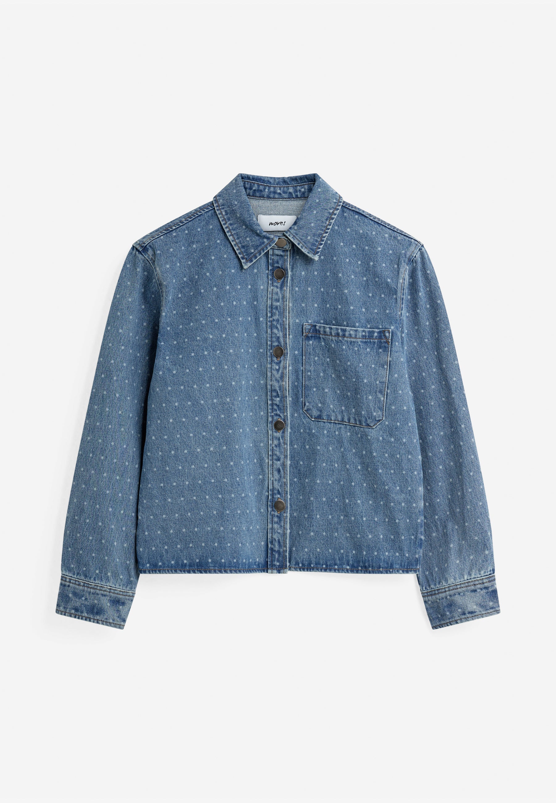 moves Calima shirt 4616 Long Sleeved Shirt 1002 Medium Blue