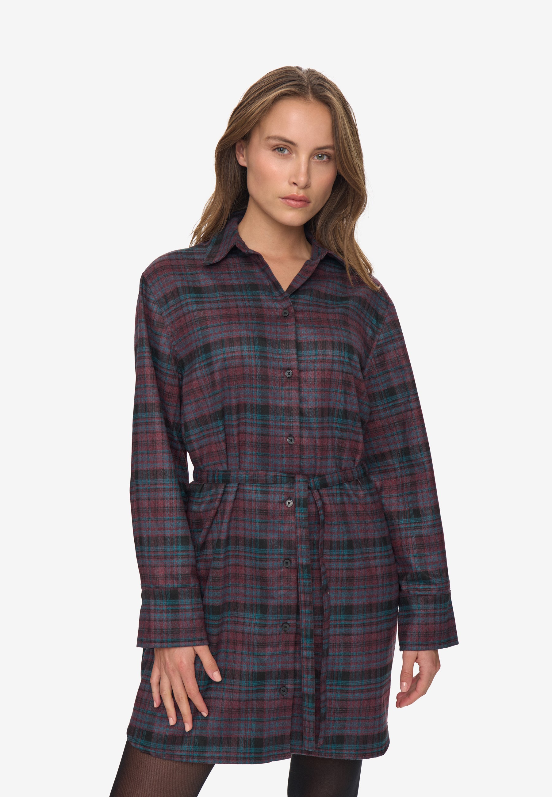 moves Emmaly shirt dress 4539 Short Dress 1917 fig