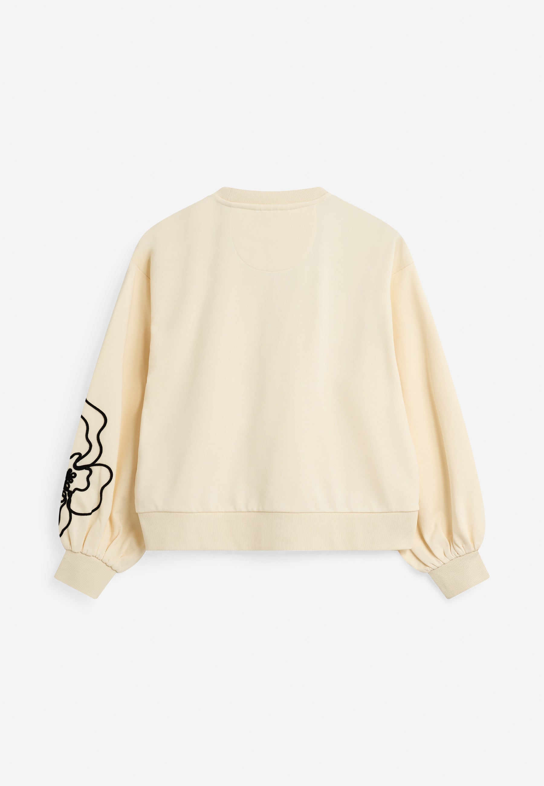 moves Flower sweat 4646 Sweatshirt 0710 Shortbread