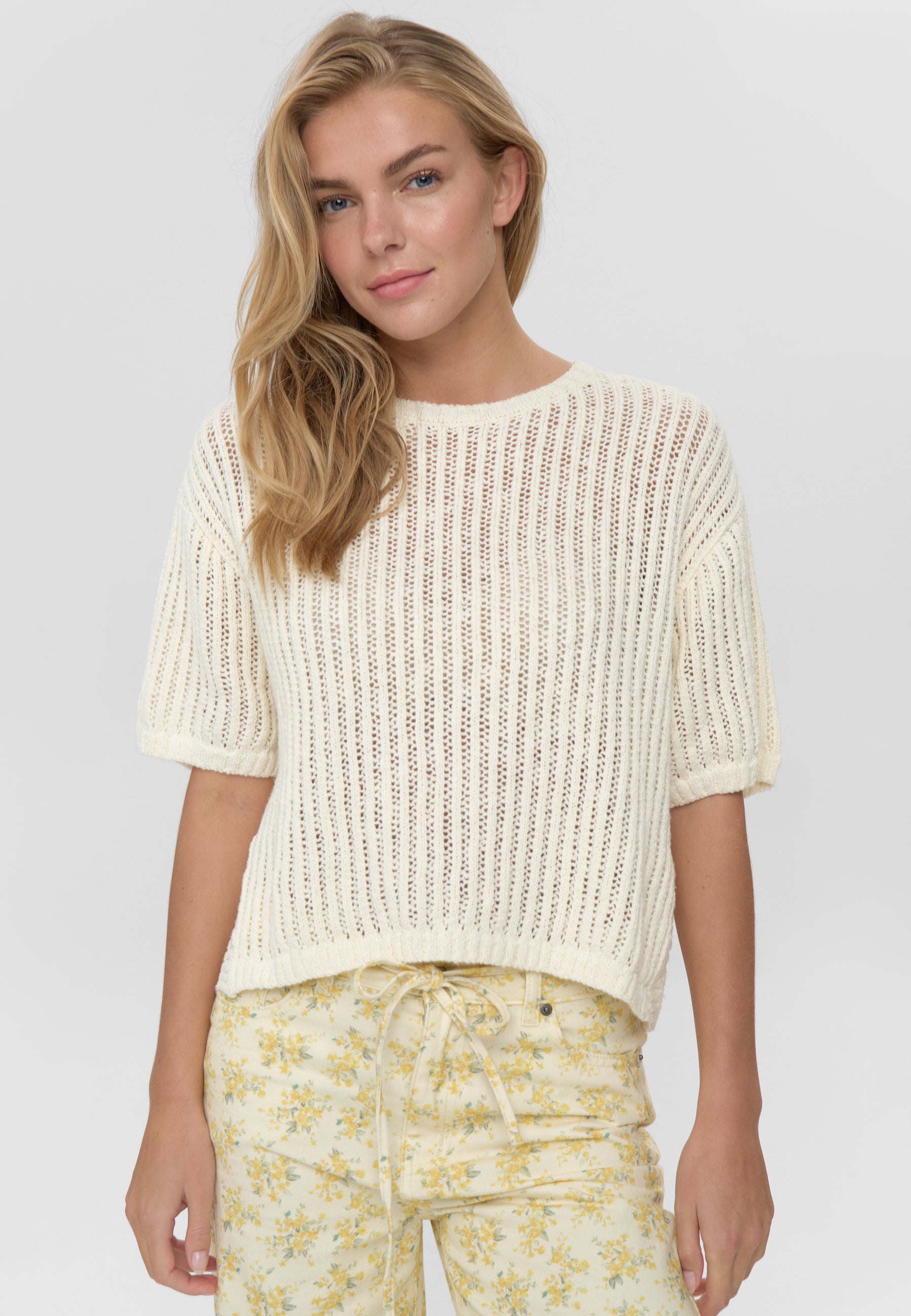 moves Fro ss knit 4378 Jumper 0105 Antique White