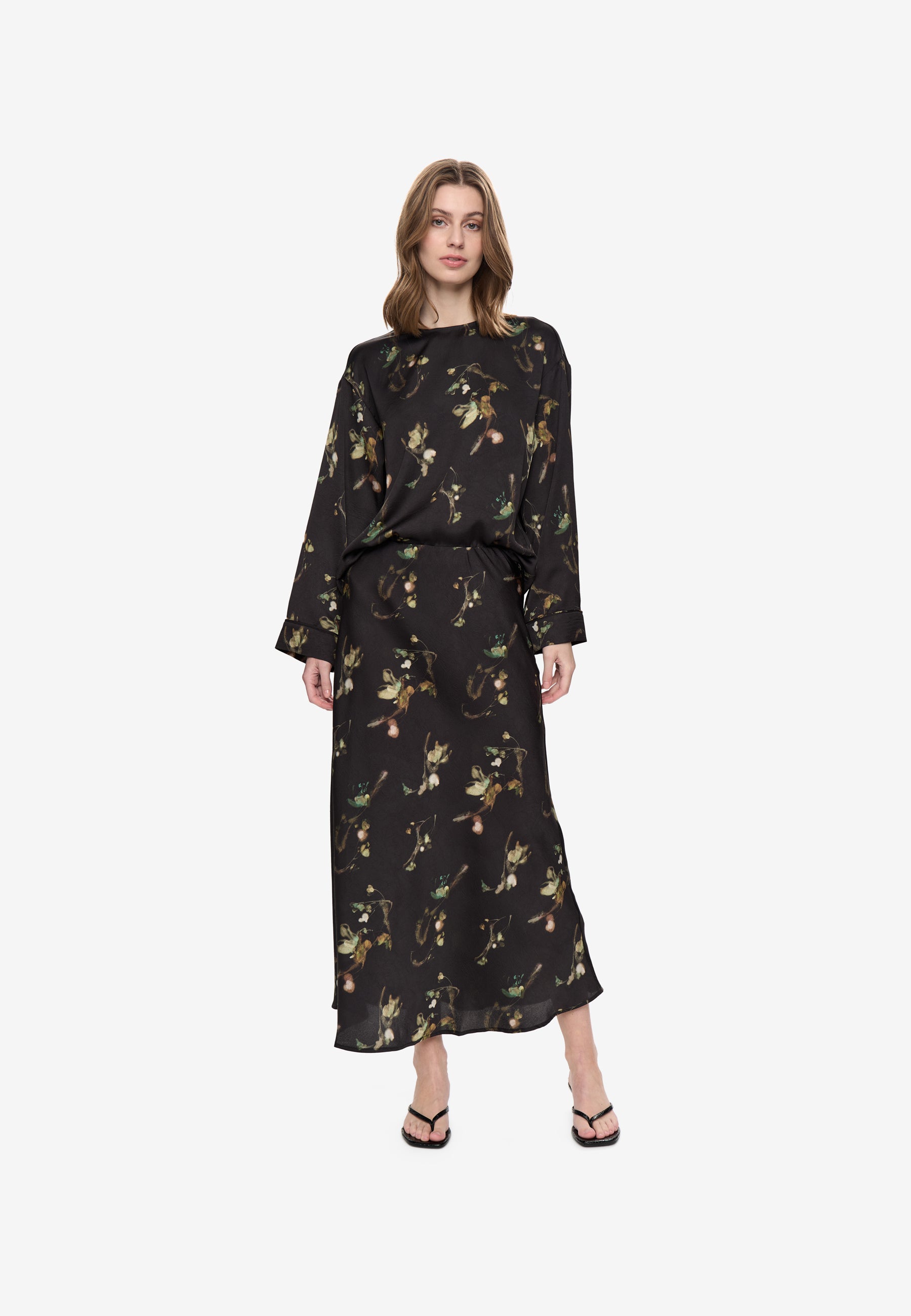 moves Gebry skirt 4842 Maxi Skirt 999 Black