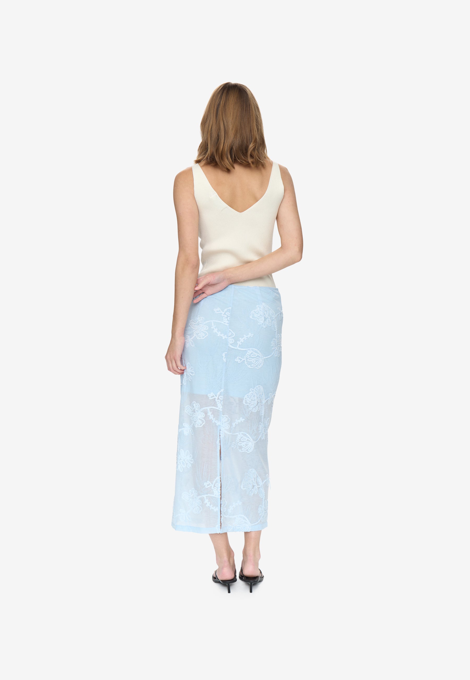 moves Khalani skirt 4747 Midi Skirt 4122 Airy blue