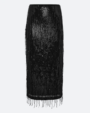 moves Lubinu skirt 4451 Midi Skirt 999 Black