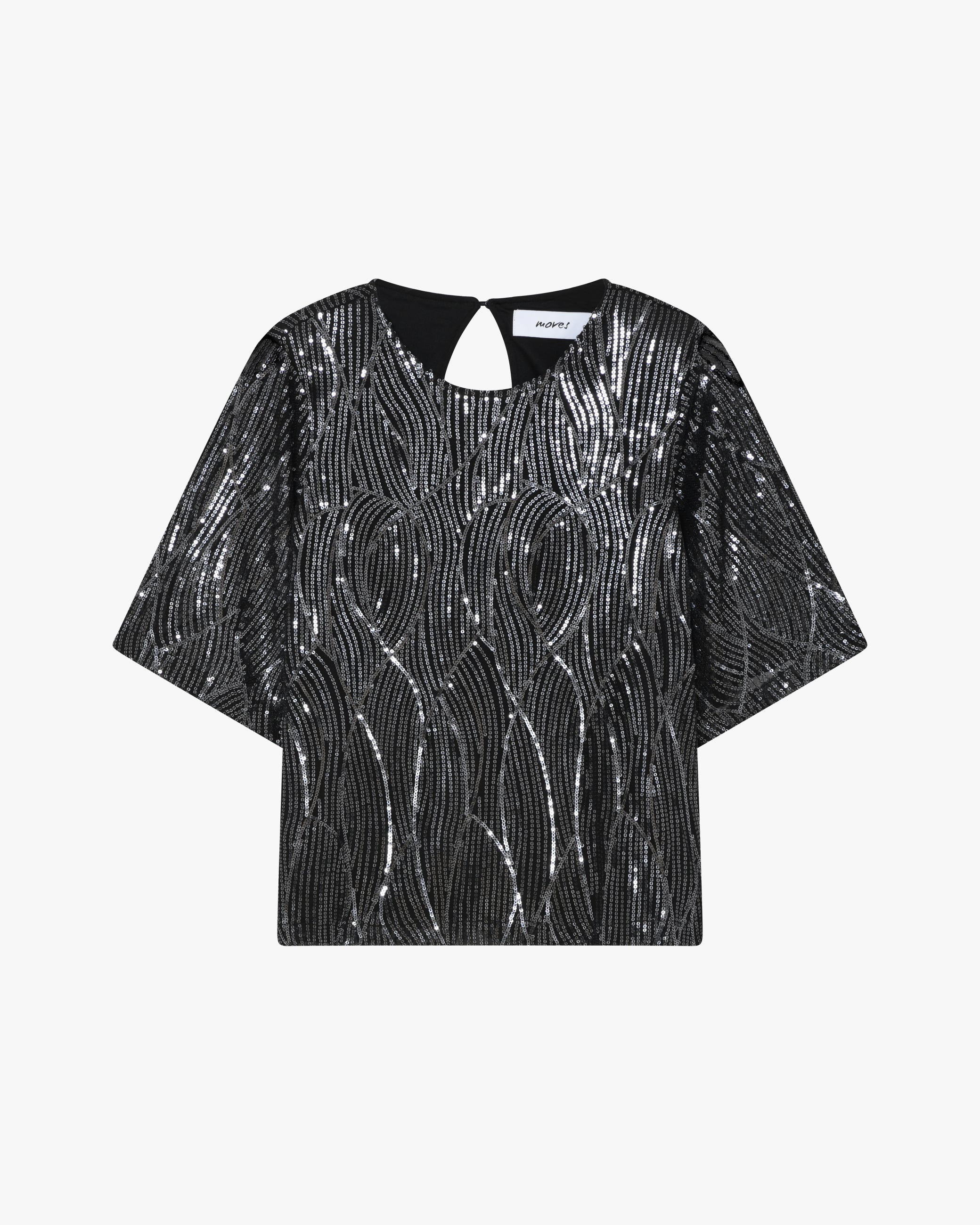 moves Mandi blouse 4522 Short Sleeved Blouse 999 Black