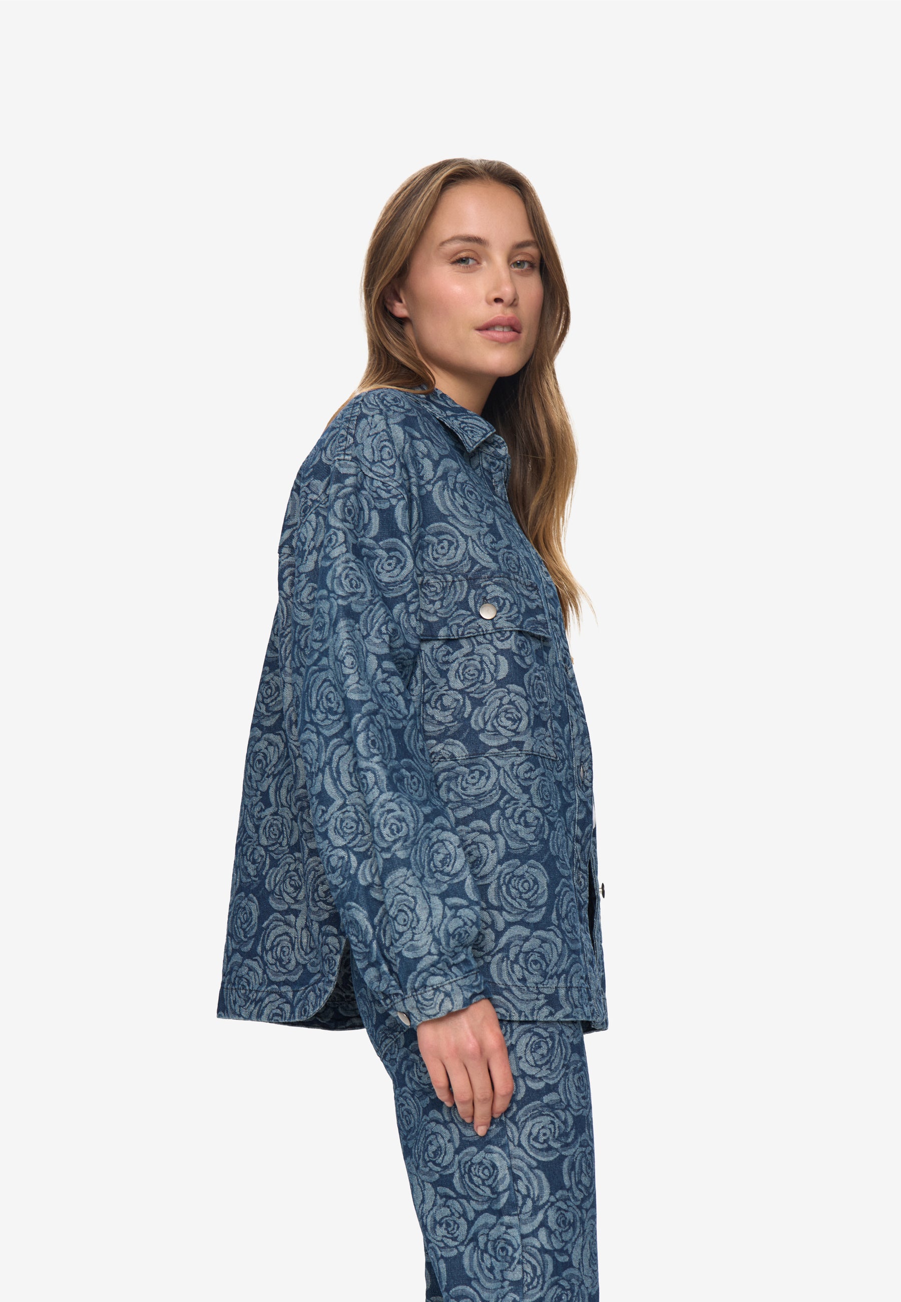 moves Noliana shirt 4518 Long Sleeved Shirt 1002 Medium Blue