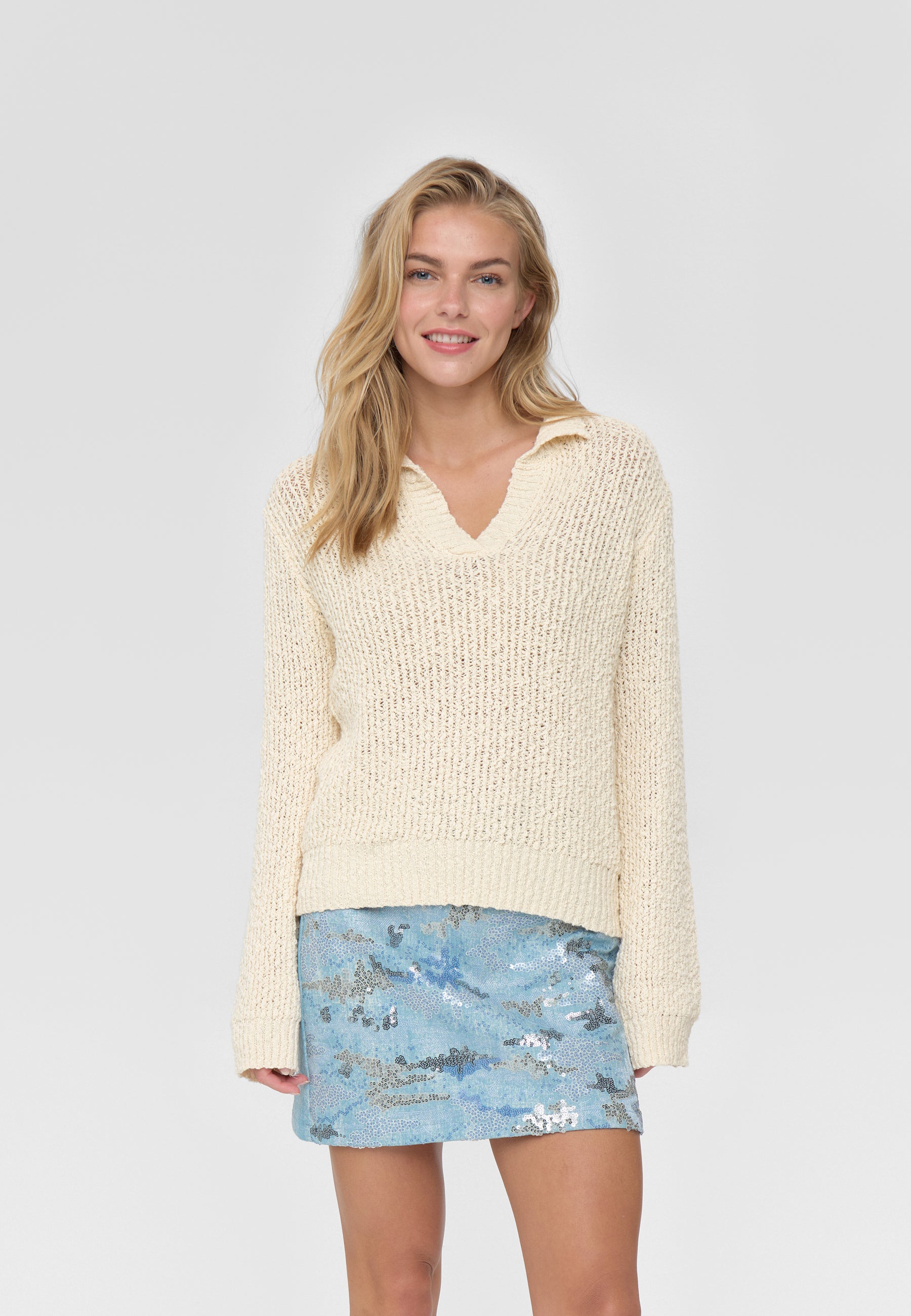 moves Notta knit 4636 Jumper 0710 Shortbread