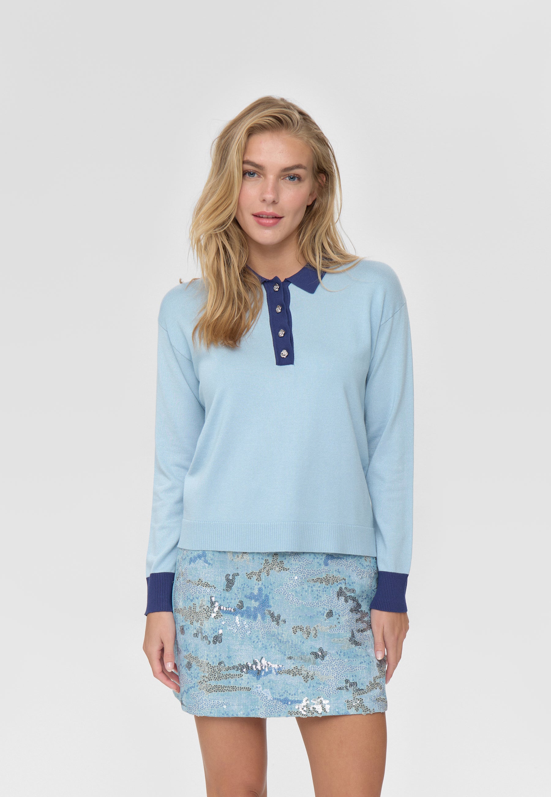 moves Polla polo LS 4635 Jumper 4005 Nantucket Breeze