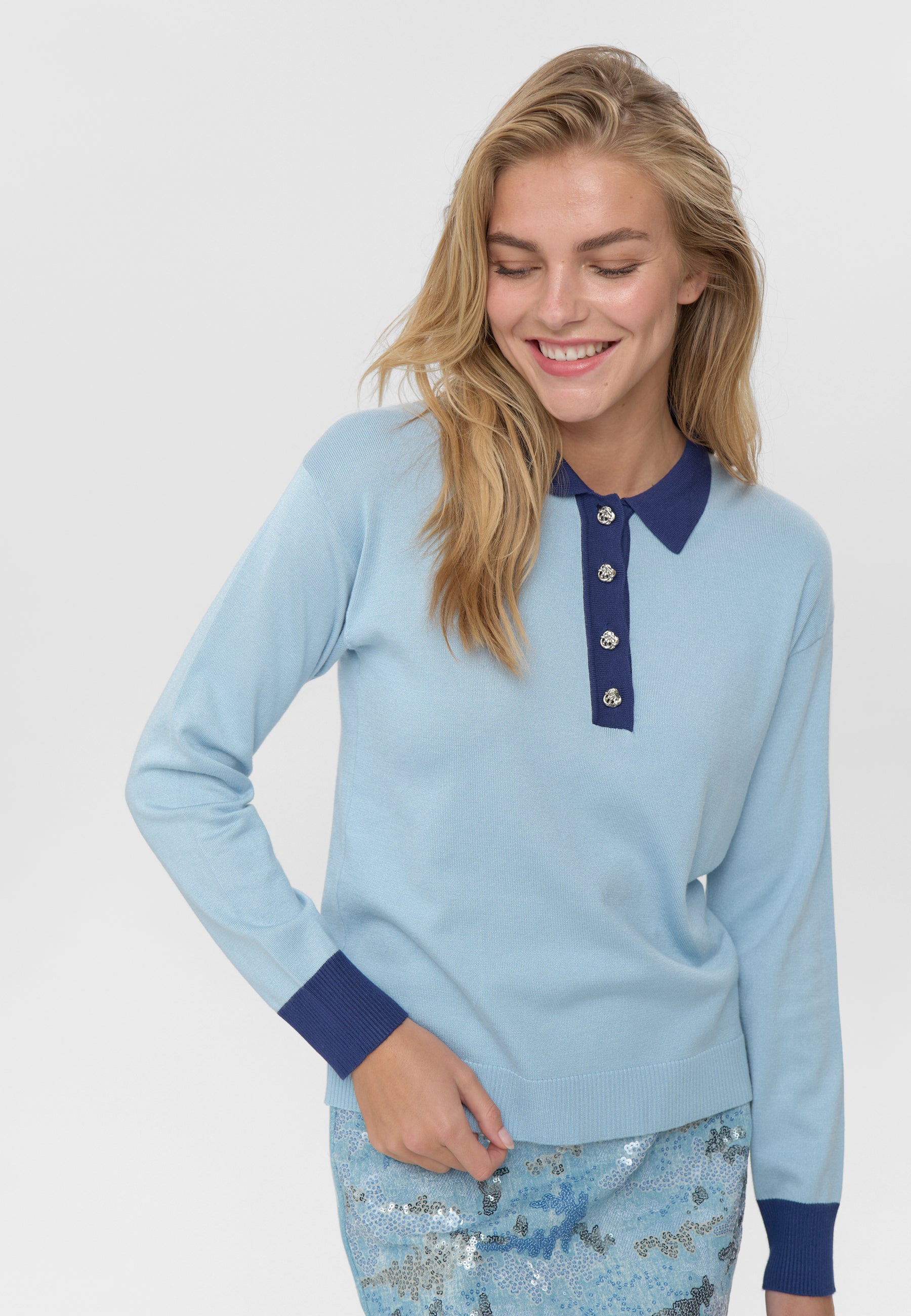 moves Polla polo LS 4635 Jumper 4005 Nantucket Breeze