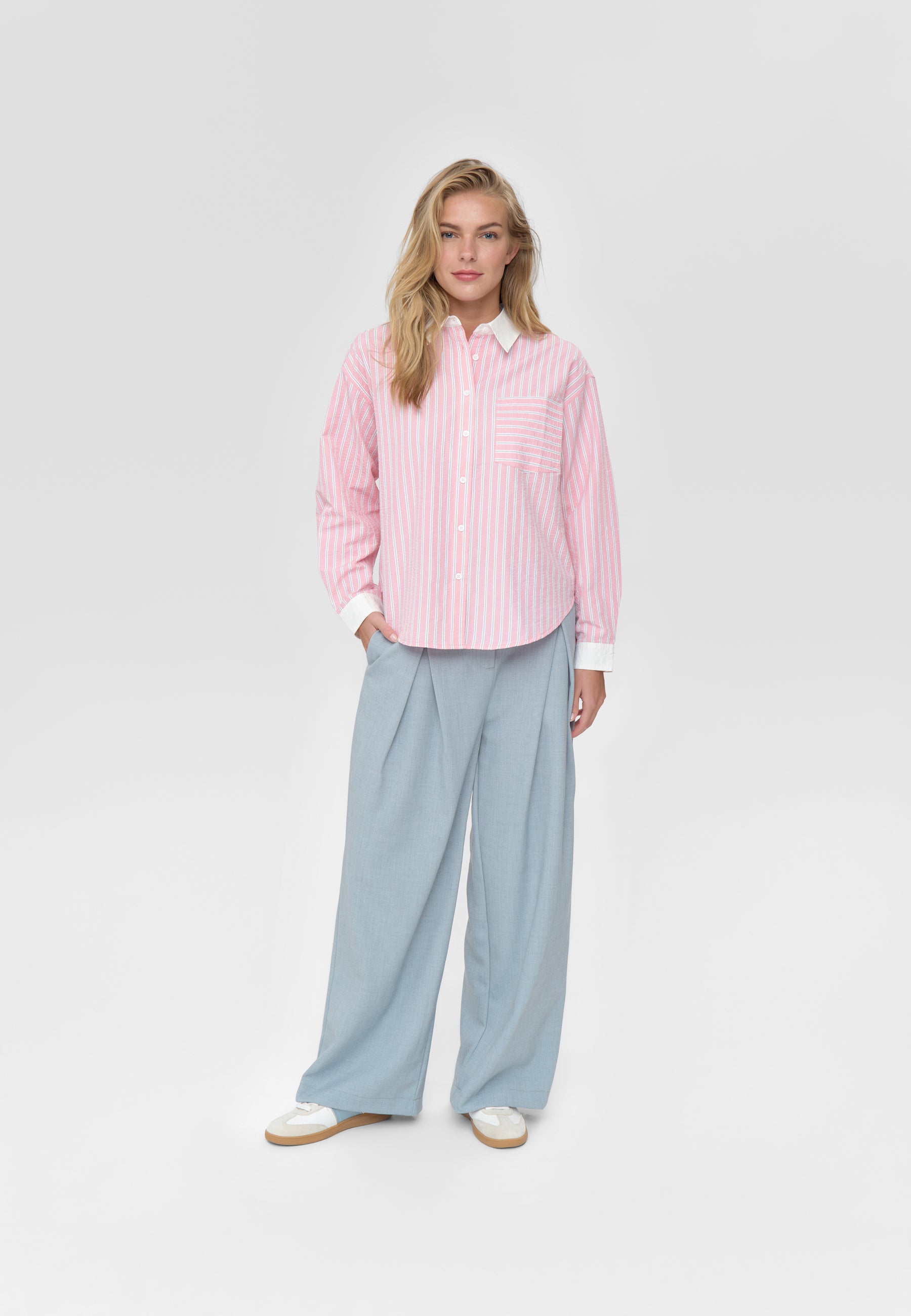 Rhonie shirt 4626 Long Sleeved Shirt - 2215 Cashmere Rose