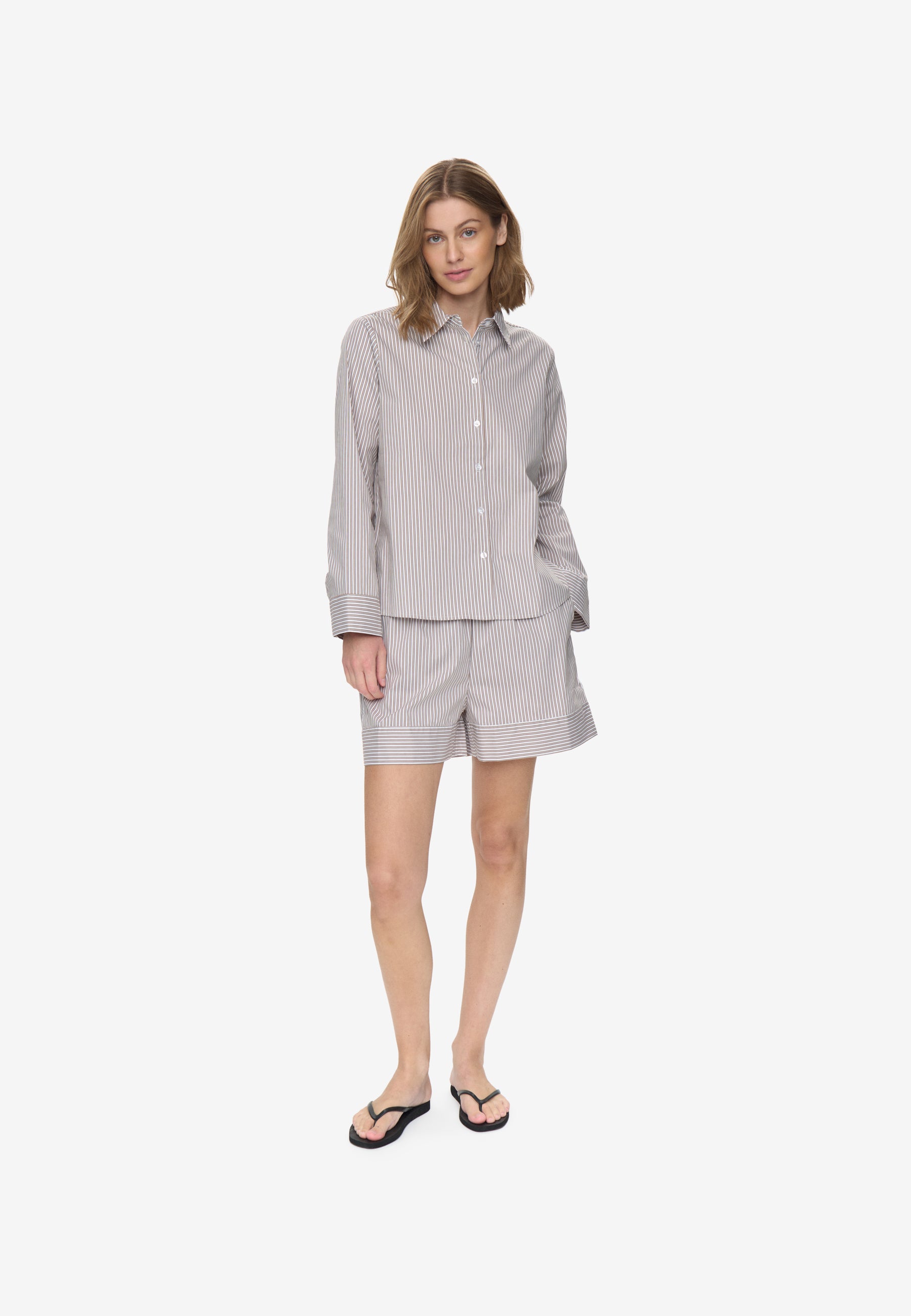 moves Scarletta shirt 4728 Long Sleeved Shirt 1114 Travetine