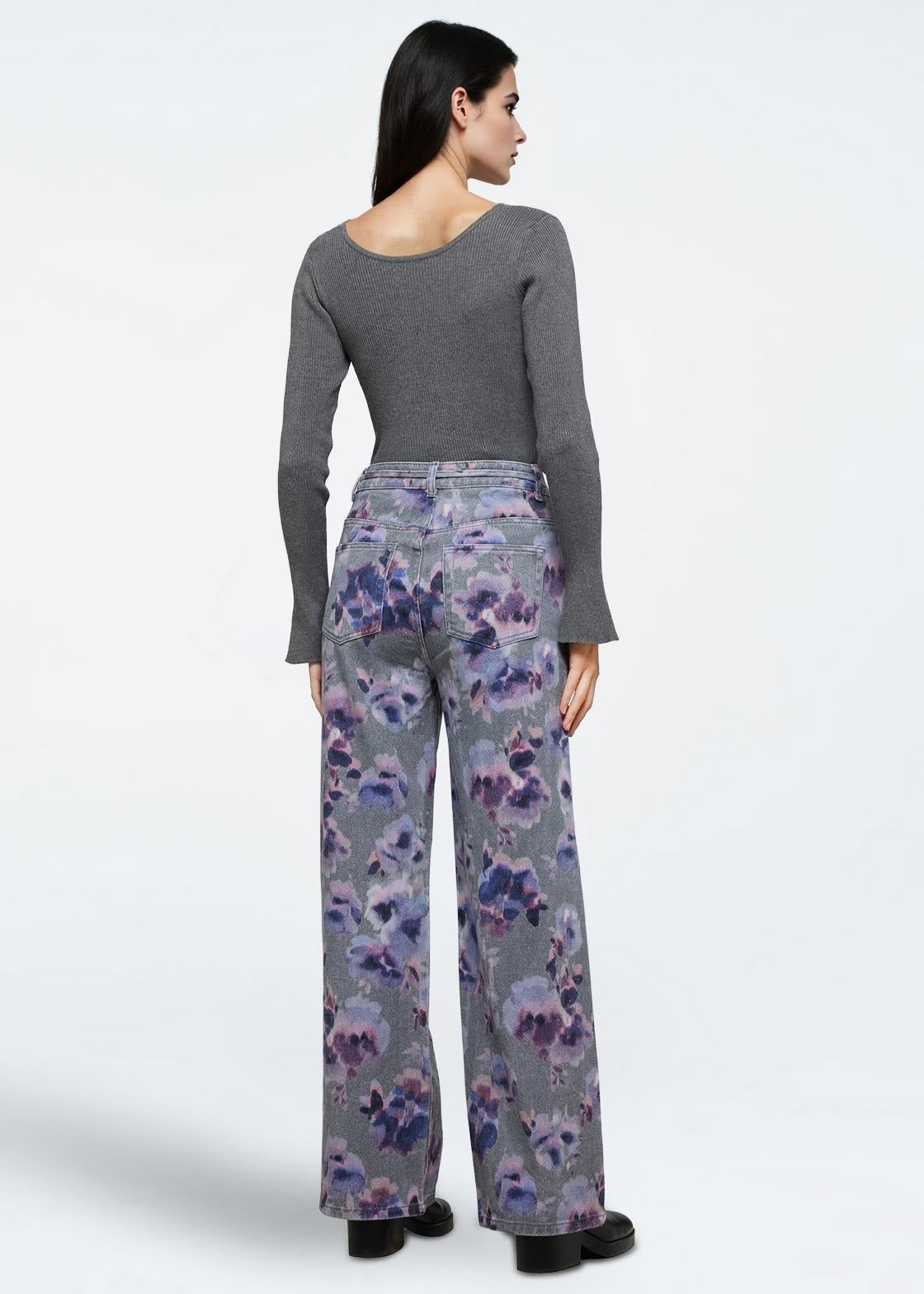 moves Twusti blouse 2679 Jumper 960M Grey Melange