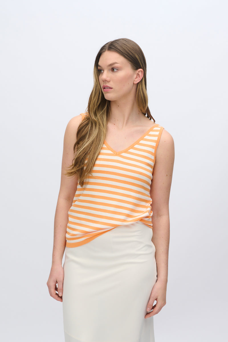 moves Alanna knit top 4350 Top 1340 Cadmium Orange