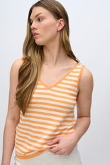 moves Alanna knit top 4350 Top 1340 Cadmium Orange
