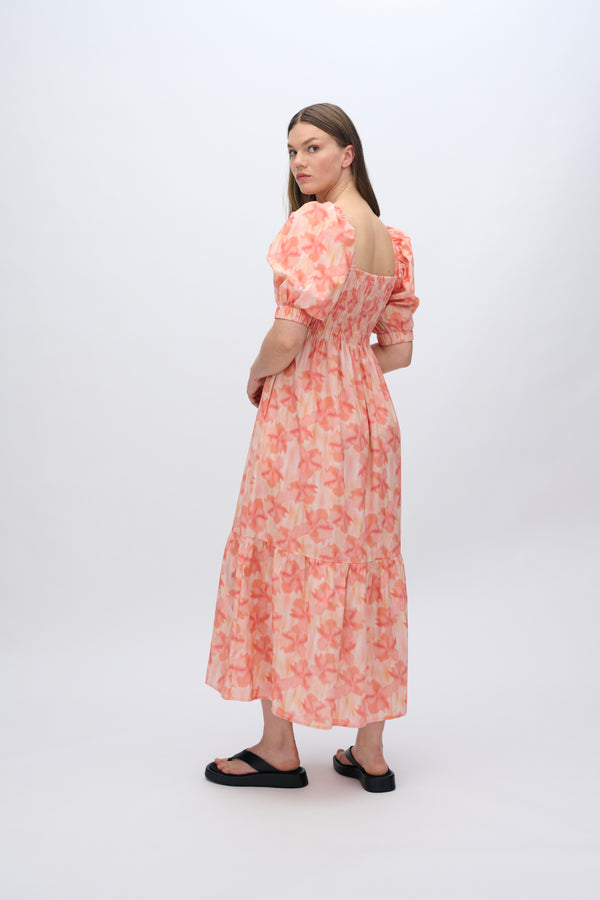 moves Aleah smock midi dress 4290 Midi Dress 1614 Rose Elegance