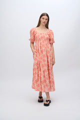 moves Aleah smock midi dress 4290 Midi Dress 1614 Rose Elegance