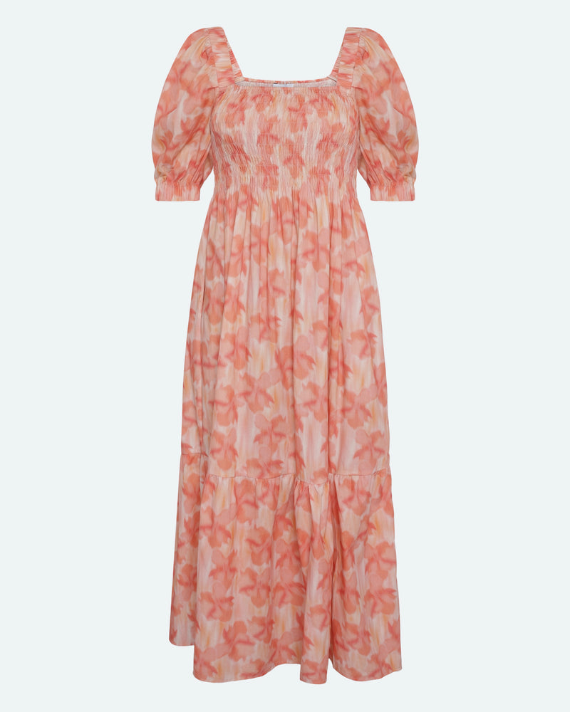 moves Aleah smock midi dress 4290 Midi Dress 1614 Rose Elegance