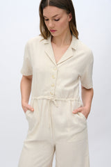 moves Averie linen blend jumpsuit 2744 Jumpsuit 0108 Castle Wall
