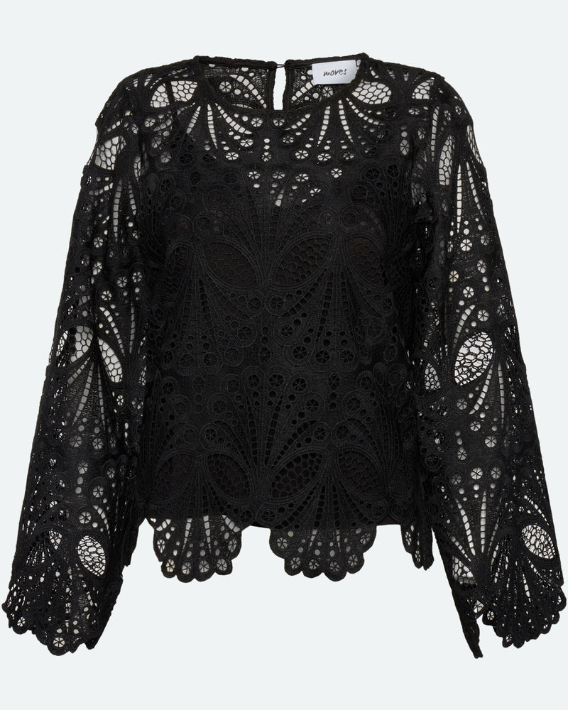 moves Aviana 4104 Long Sleeved Blouse 999 Black