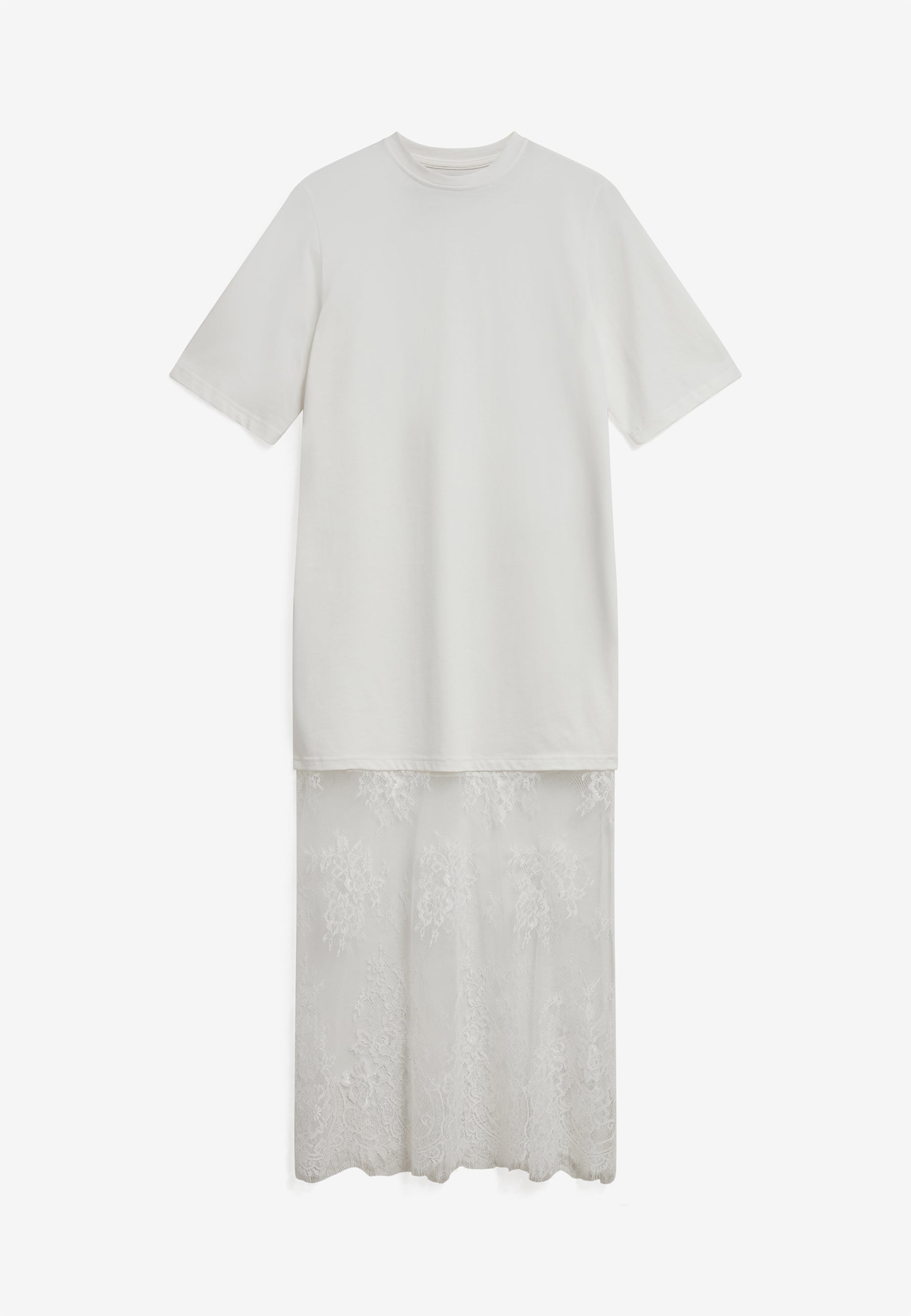 moves Cambria t-shirt dress 4749 Maxi Dress 000 White