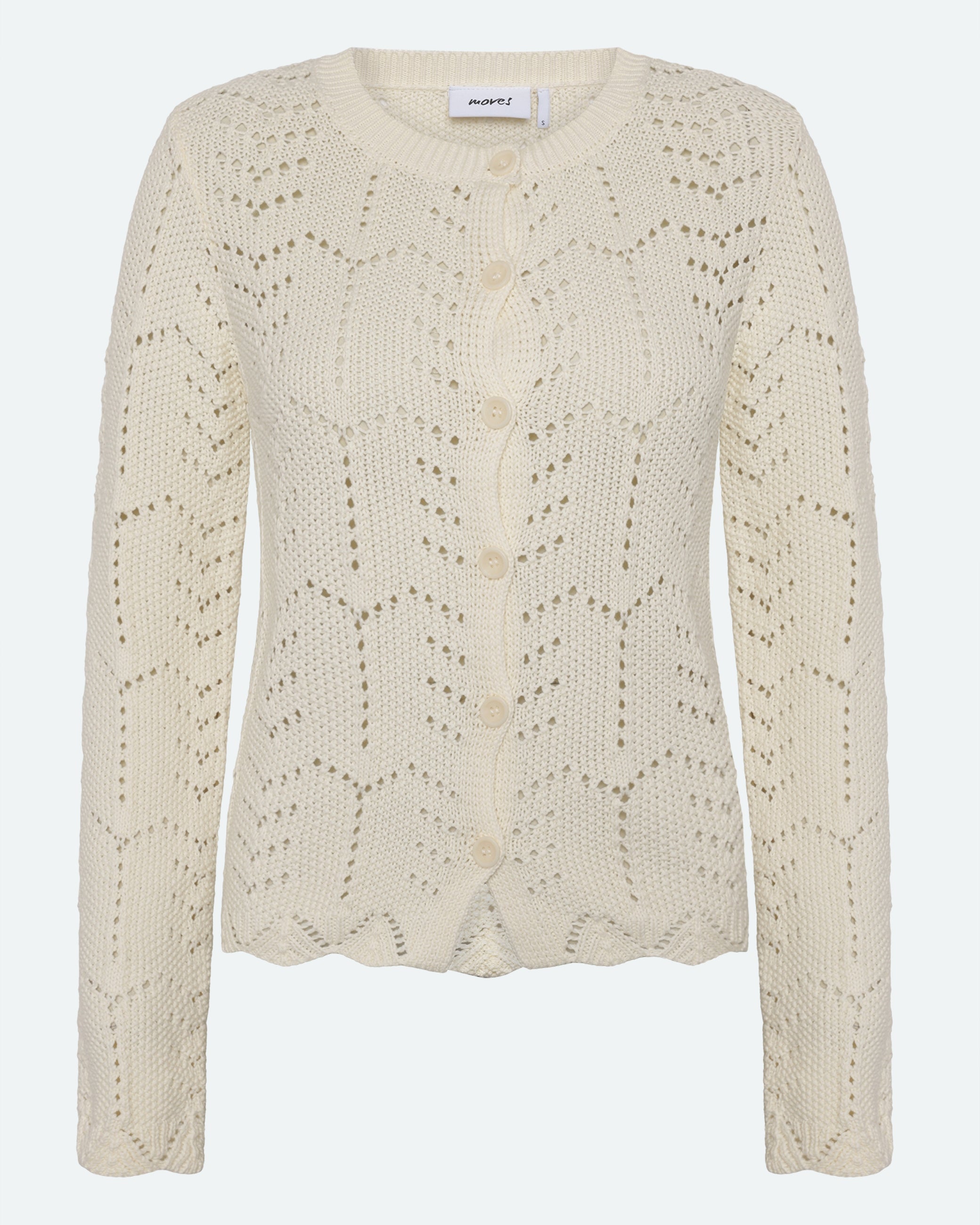 moves Cosima knit cardigan 4286 Cardigan 002 Ivory