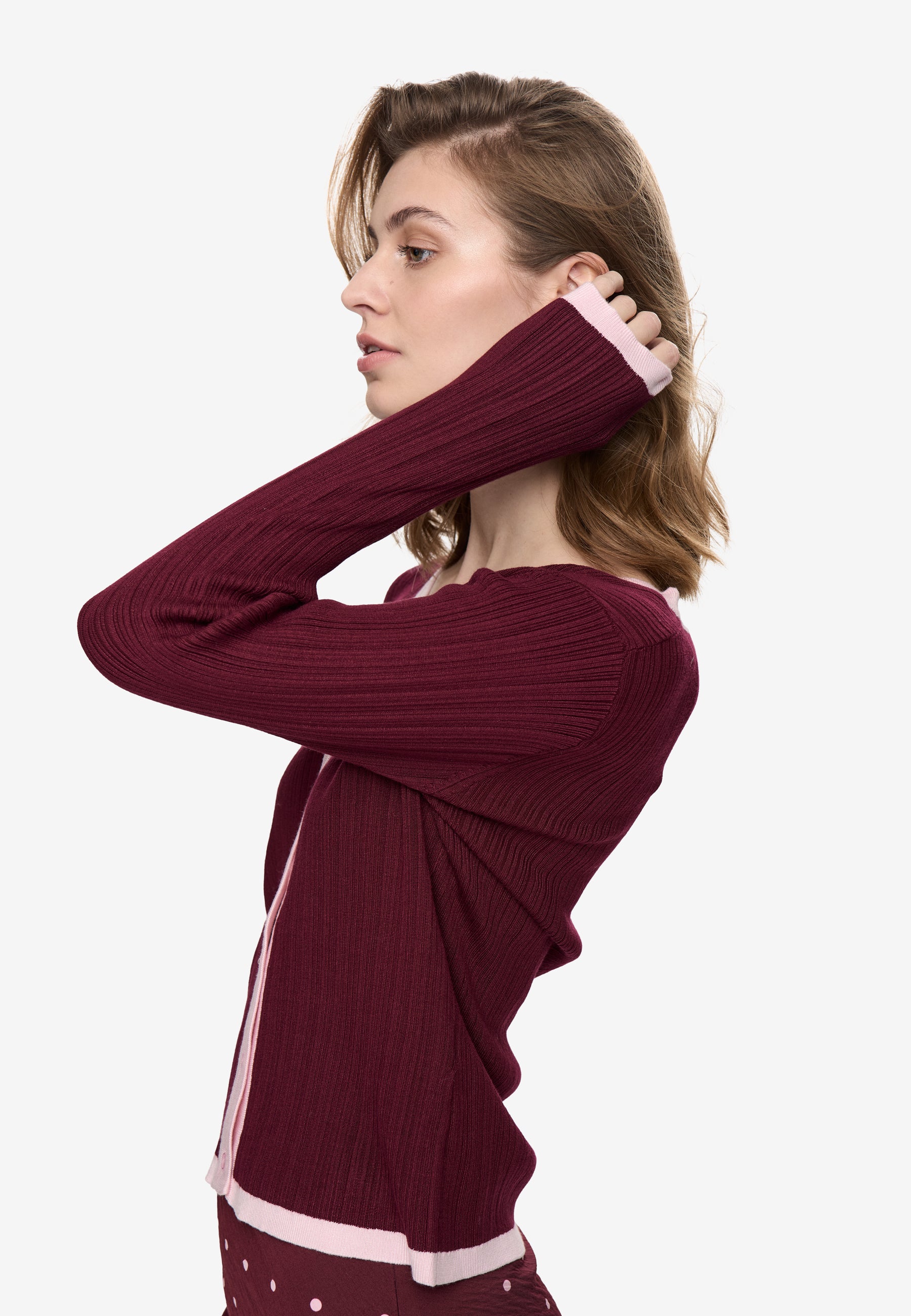 moves Elina cardigan 4775 Cardigan 1528 Windsor Wine