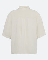 moves Elise short sleeved linen blend shirt 2744 Short Sleeved Shirt 0108 Castle Wall