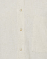 moves Elise short sleeved linen blend shirt 2744 Short Sleeved Shirt 0108 Castle Wall