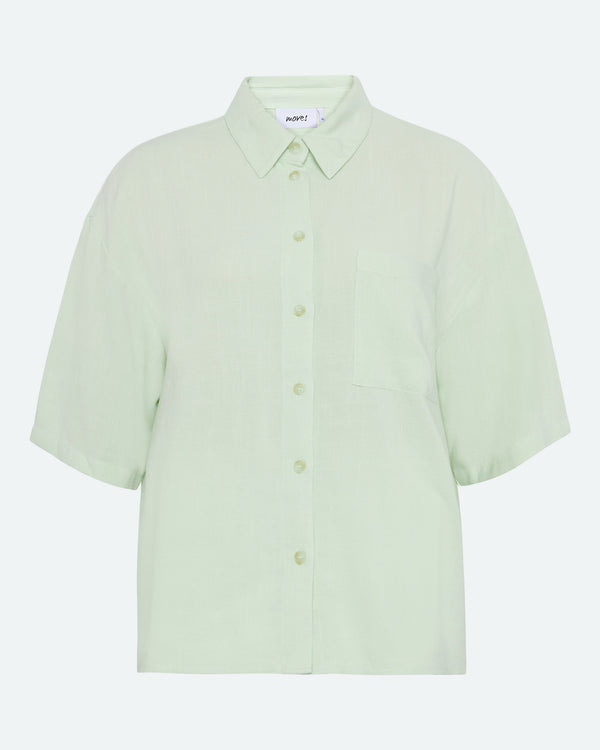 moves Elise short sleeved linen blend shirt 2744 Short Sleeved Shirt 0109 Ambrosia
