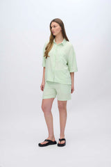 moves Elise short sleeved linen blend shirt 2744 Short Sleeved Shirt 0109 Ambrosia