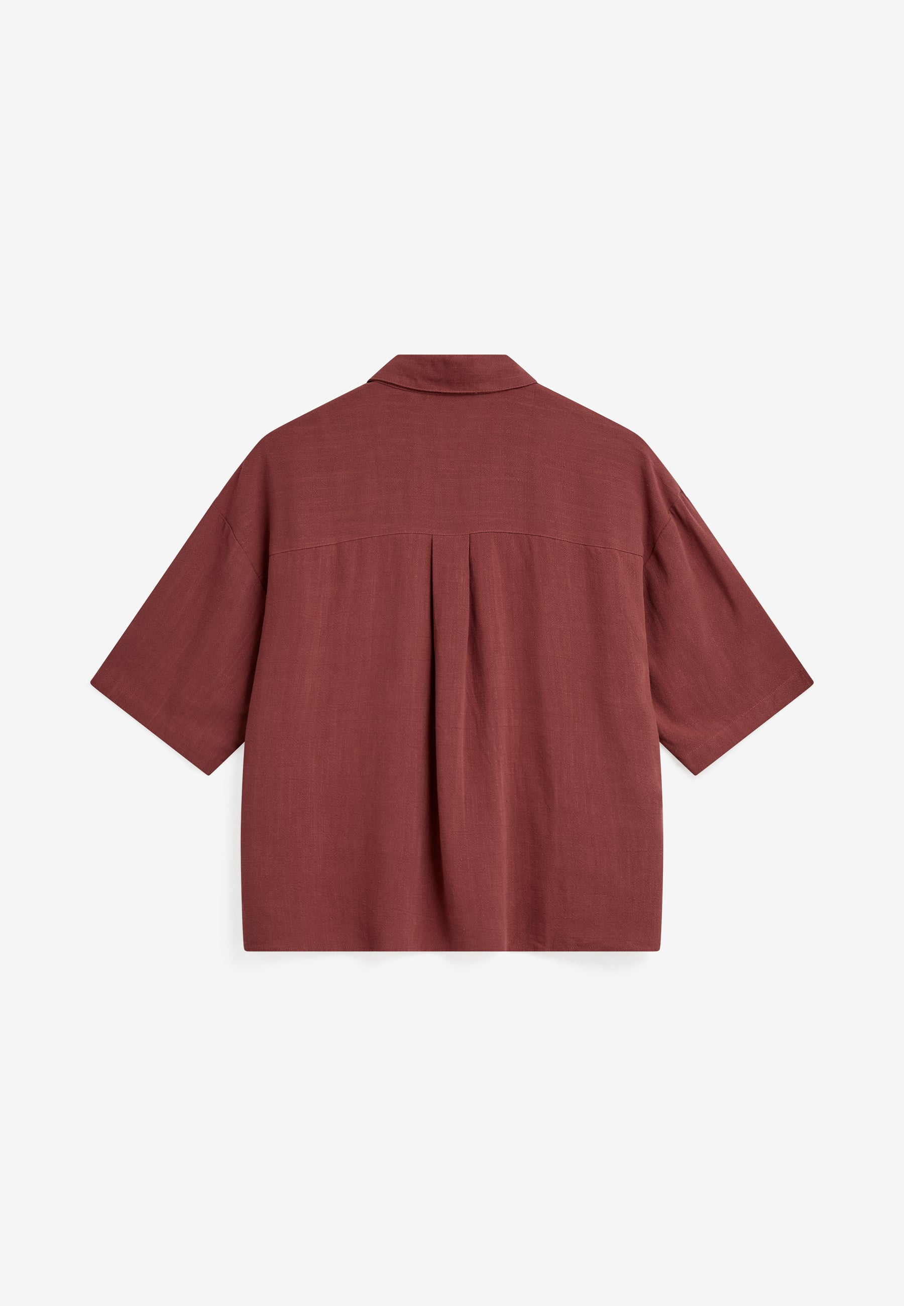moves Elise short sleeved linen blend shirt 2744 Short Sleeved Shirt 1426 Apple Butter