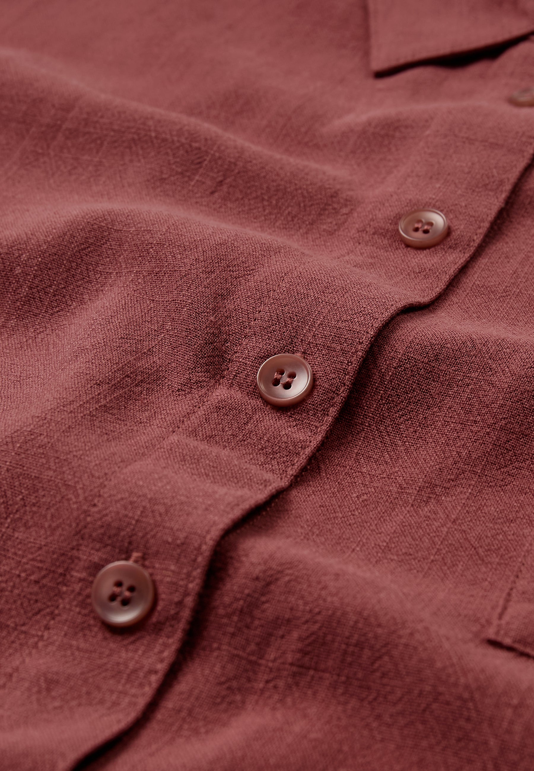 moves Elise short sleeved linen blend shirt 2744 Short Sleeved Shirt 1426 Apple Butter