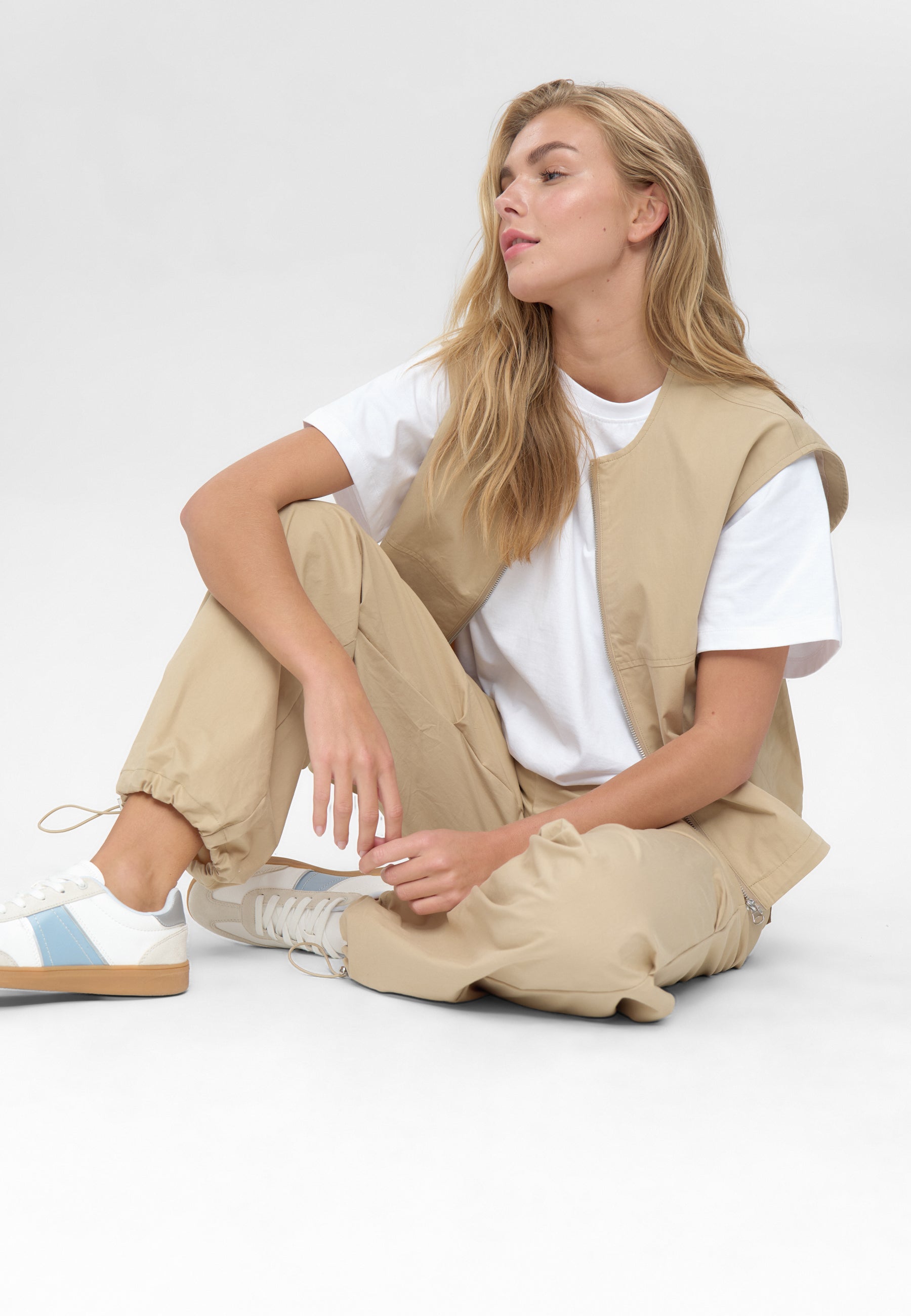 moves Evet vest 4627 Waistcoat 1114 Travetine