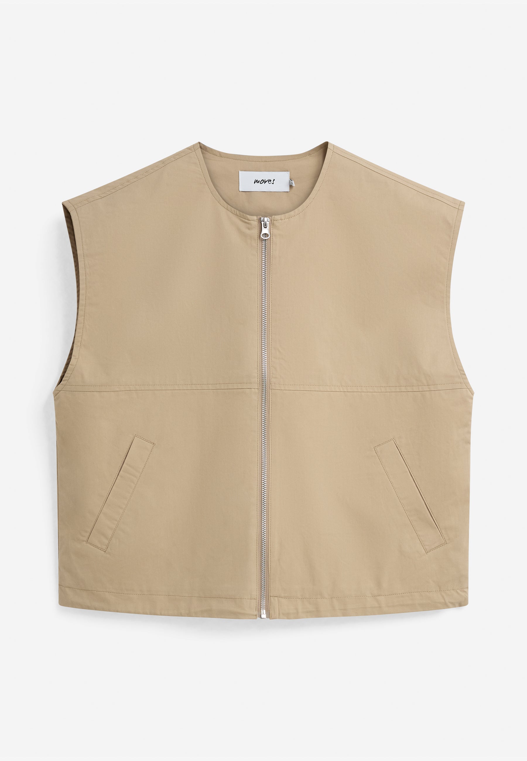 moves Evet vest 4627 Waistcoat 1114 Travetine