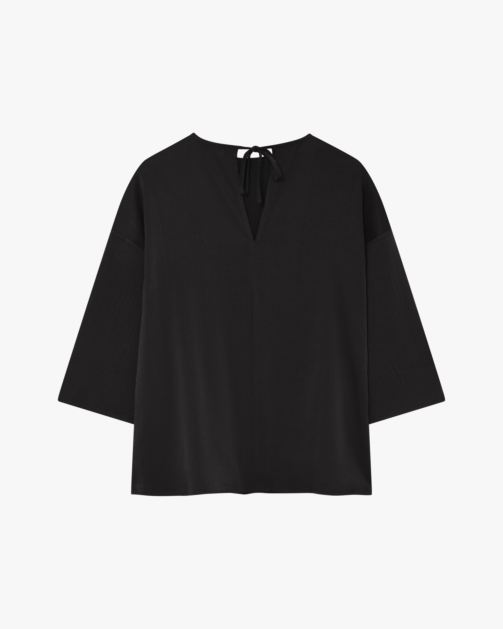 Eyla blouse 4519 Short Sleeved Blouse - 999 Black