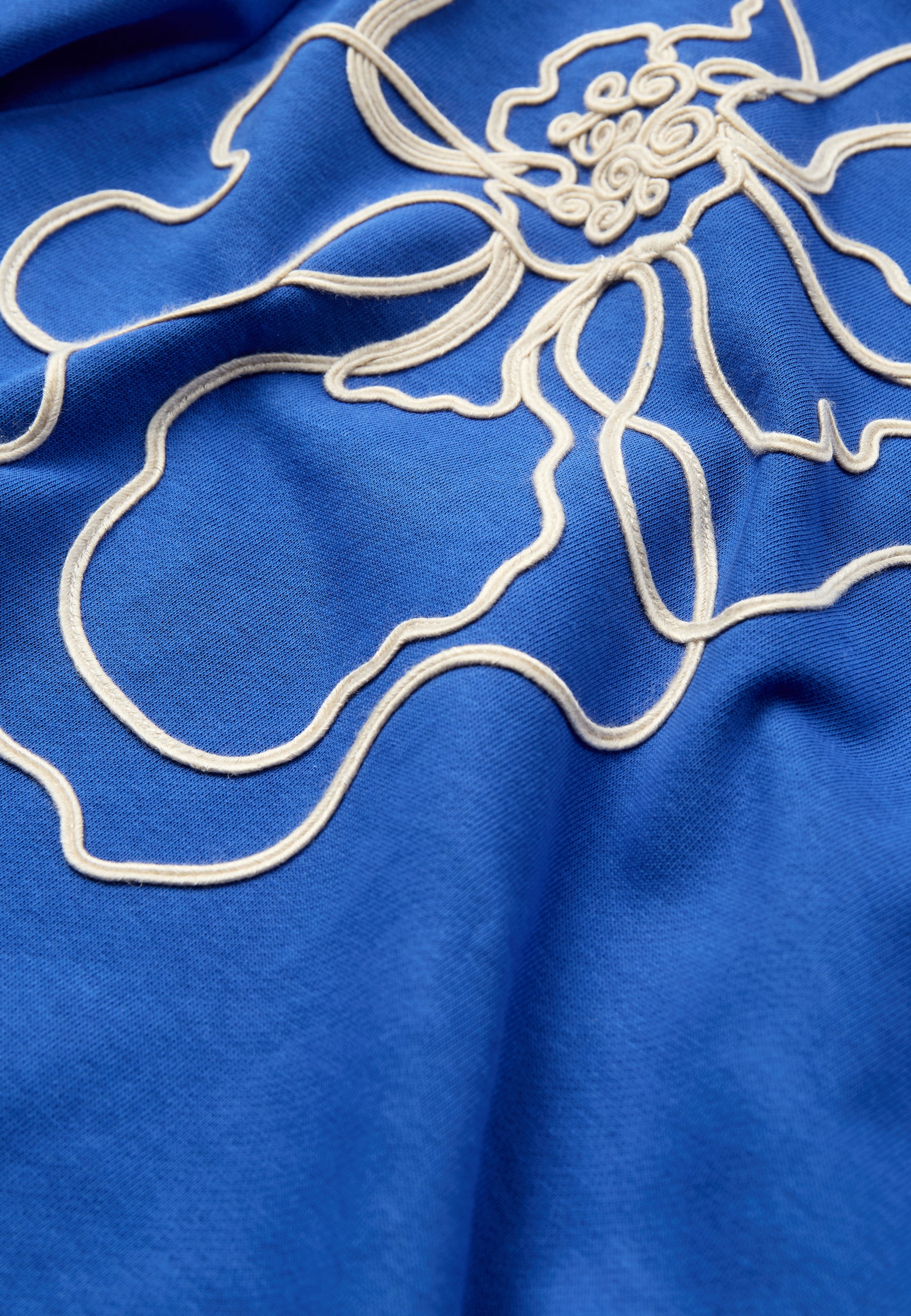 moves Flower sweat 4646 Sweatshirt 4148 Victoria Blue