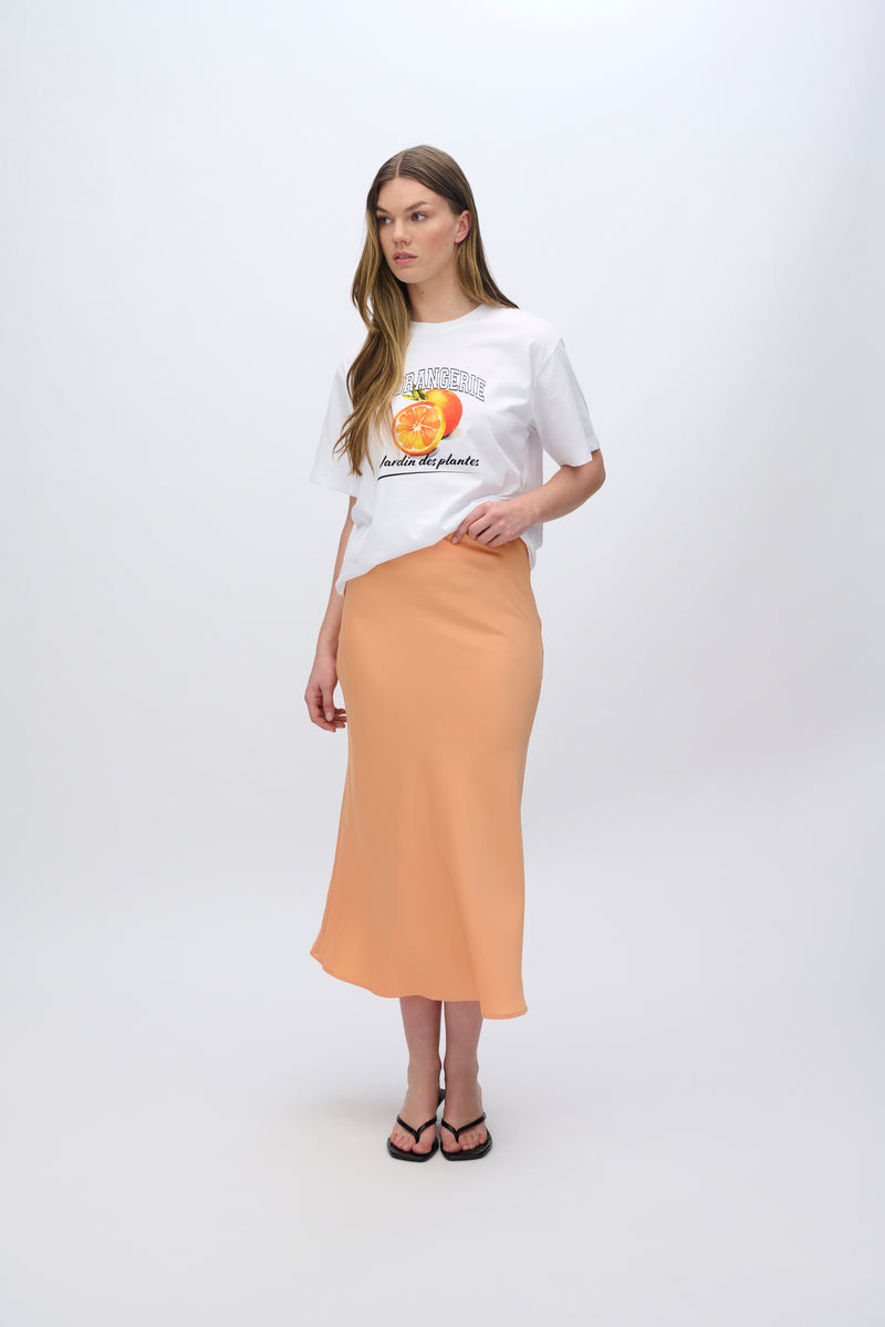 moves Gebry maxi skirt 3570 Maxi Skirt 1340 Cadmium Orange