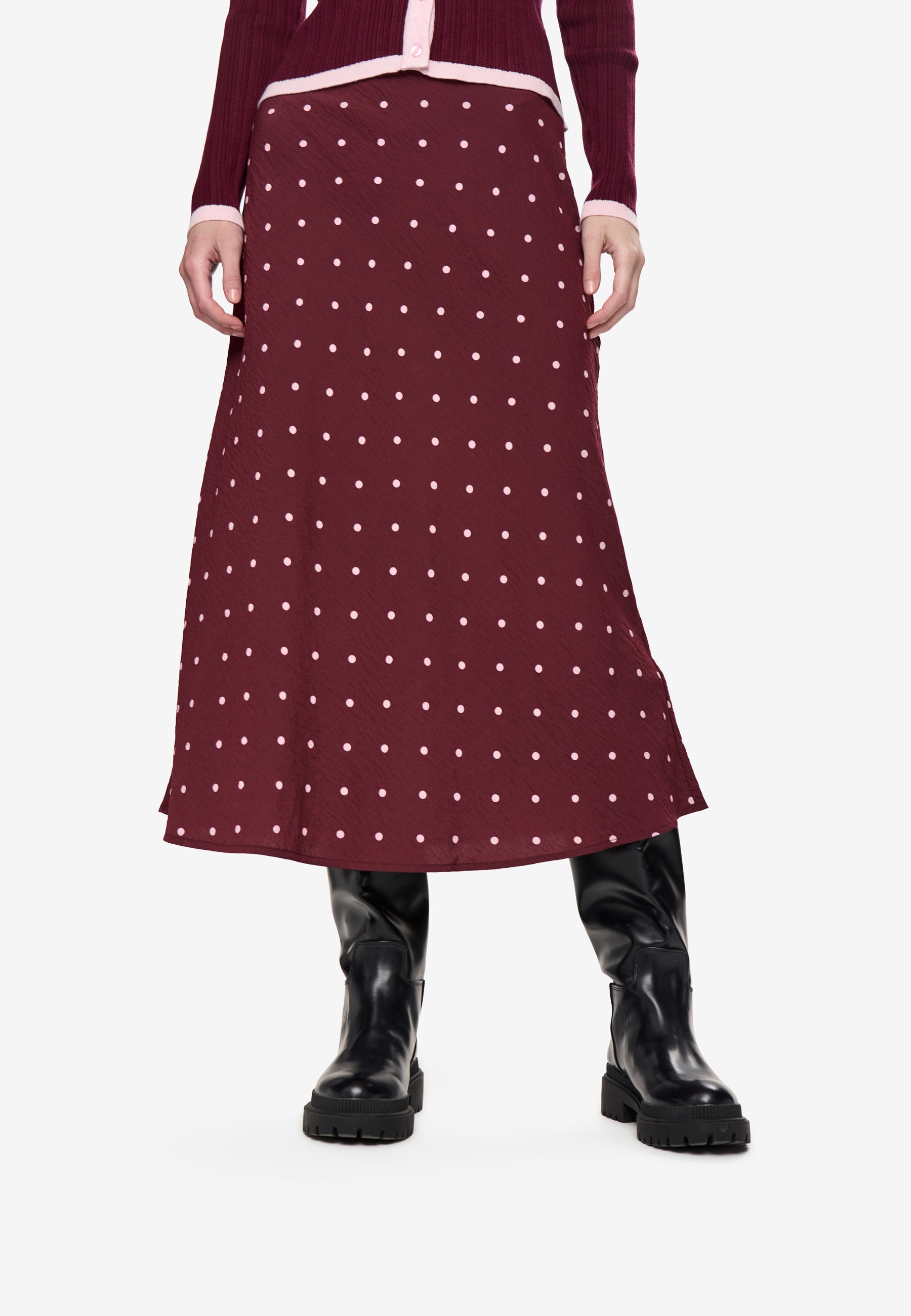 moves Gebry skirt 4853 Midi Skirt 1528 Windsor Wine