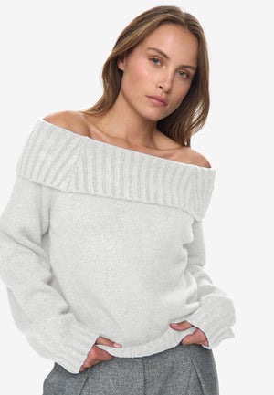 moves Janni jumper 2579 Jumper 0104M White Asparagus Melange