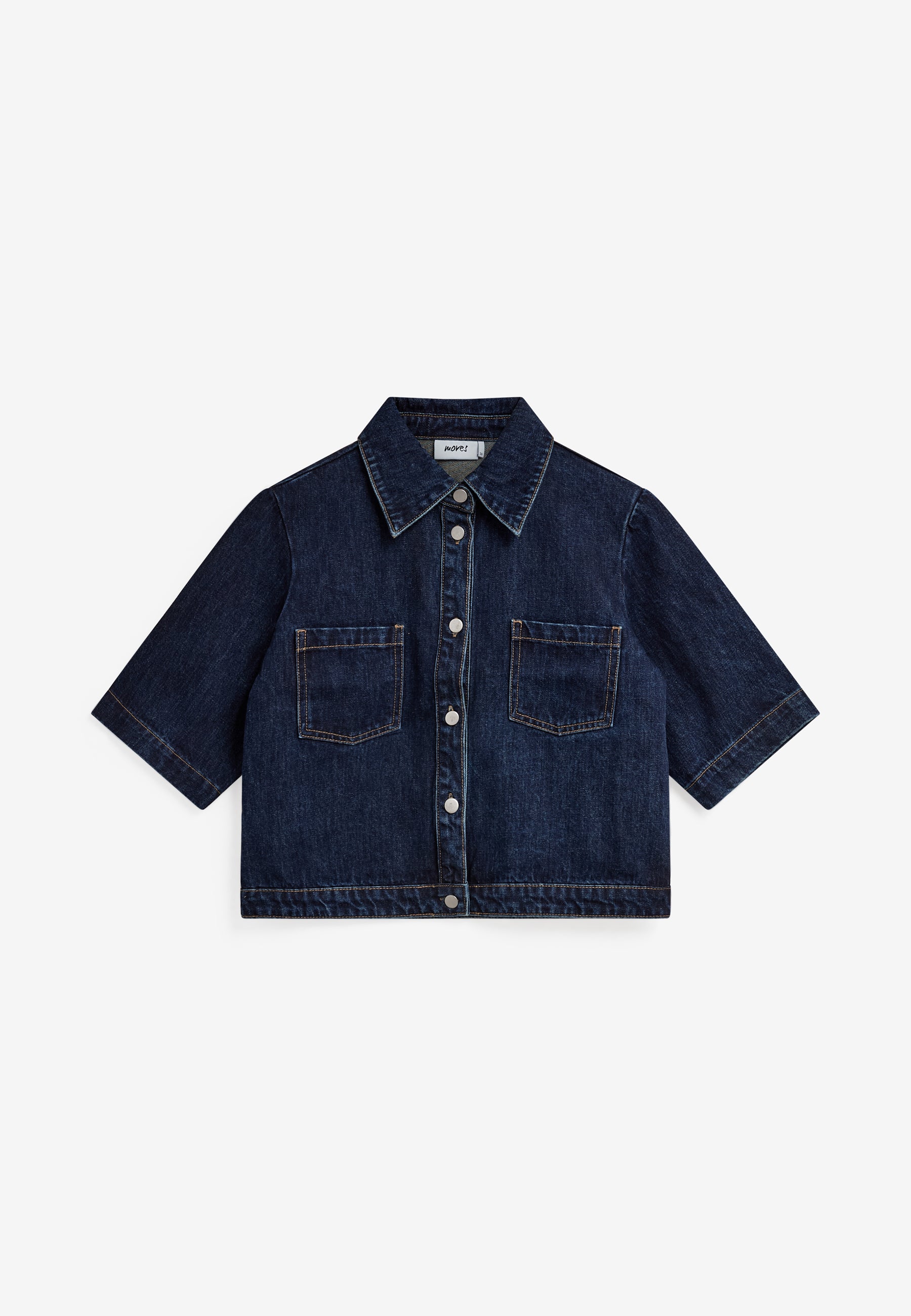 moves Kamari shirt 4283 Short Sleeved Shirt 1003 Dark Blue