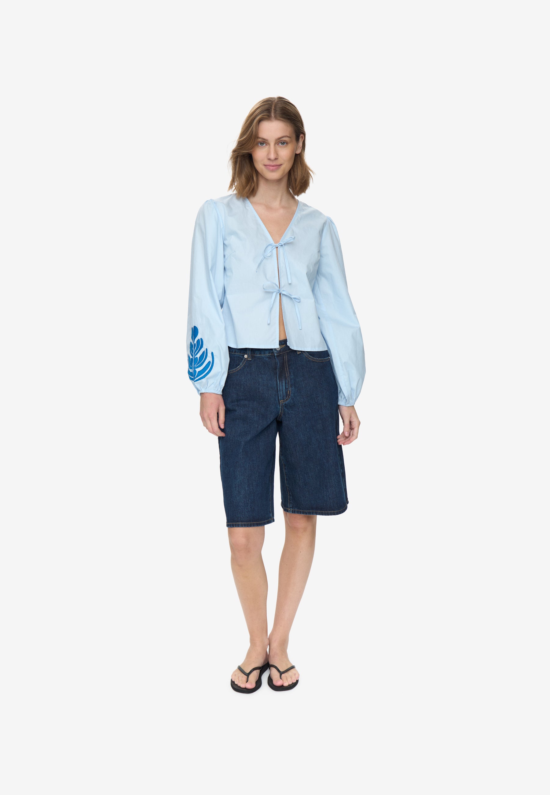 moves Kamela shirt 2464 Long Sleeved Shirt 4122 Airy blue