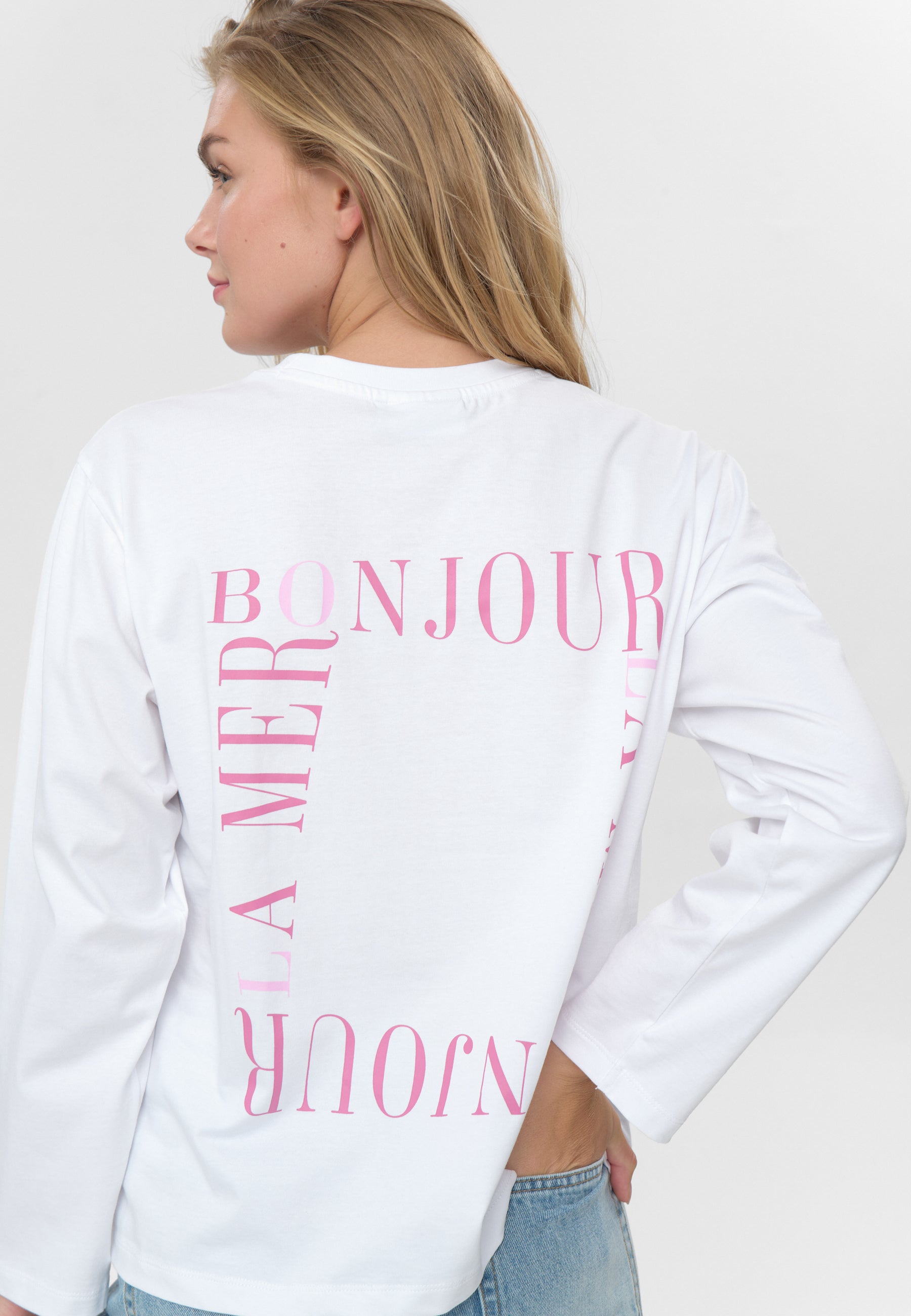 moves Kanna LS tee 4641 GOTS Long Sleeved T-shirt 0601 Bright White