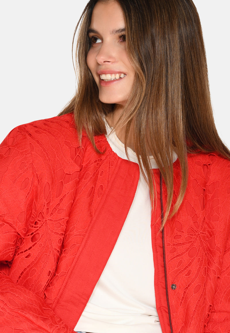 moves Kaylie broderie jacket 4208 Jacket 1664 Fiery Red