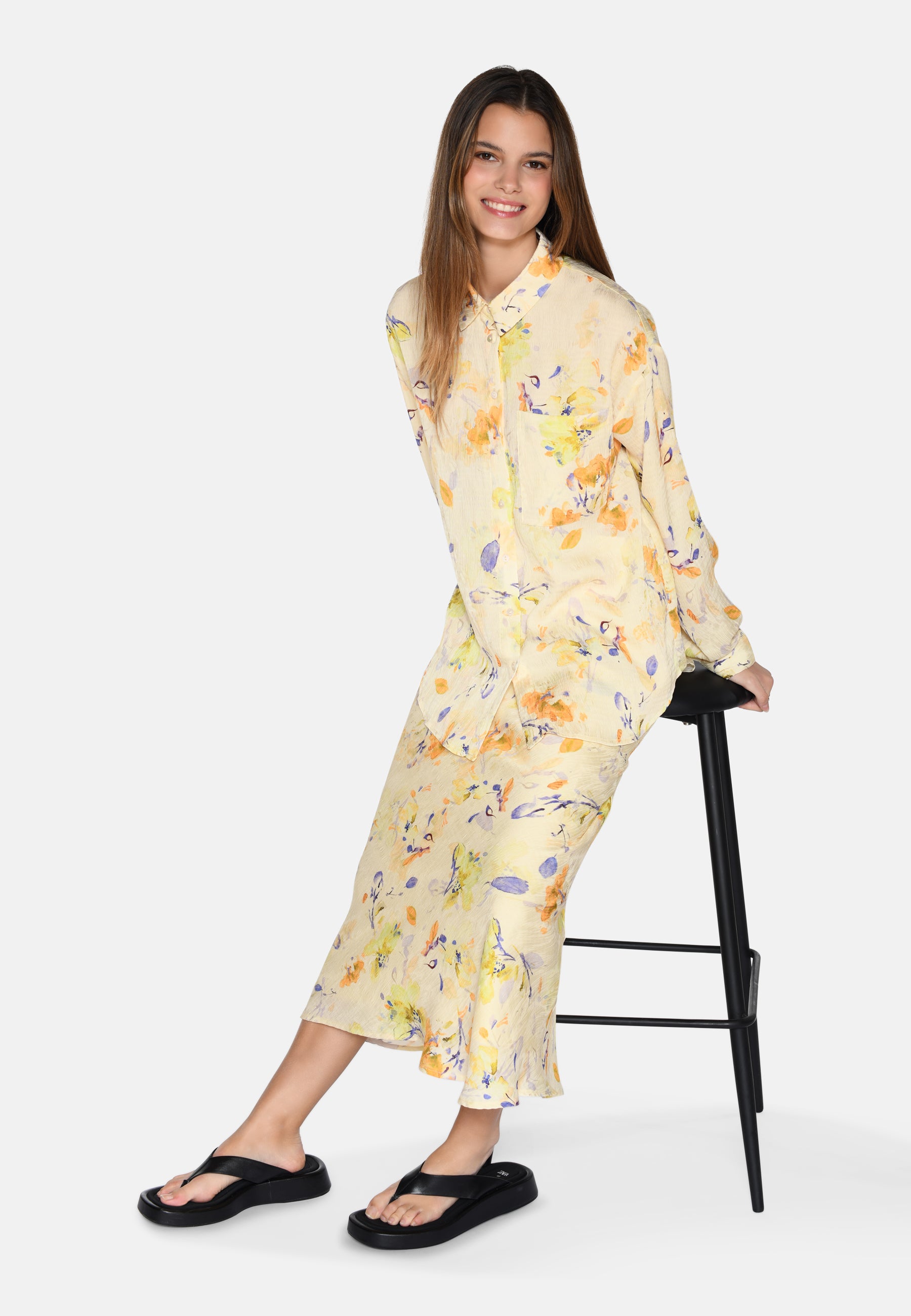 moves Lenora long sleeved shirt 4255 Long Sleeved Shirt 0616 Pastel Yellow