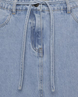 moves Maisie denim maxi skirt 4283 Maxi Skirt 1001 Light Blue
