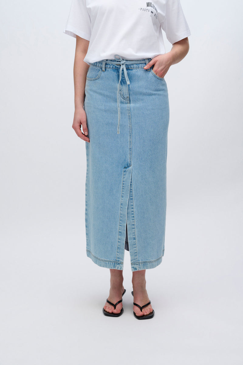 moves Maisie denim maxi skirt 4283 Maxi Skirt 1001 Light Blue