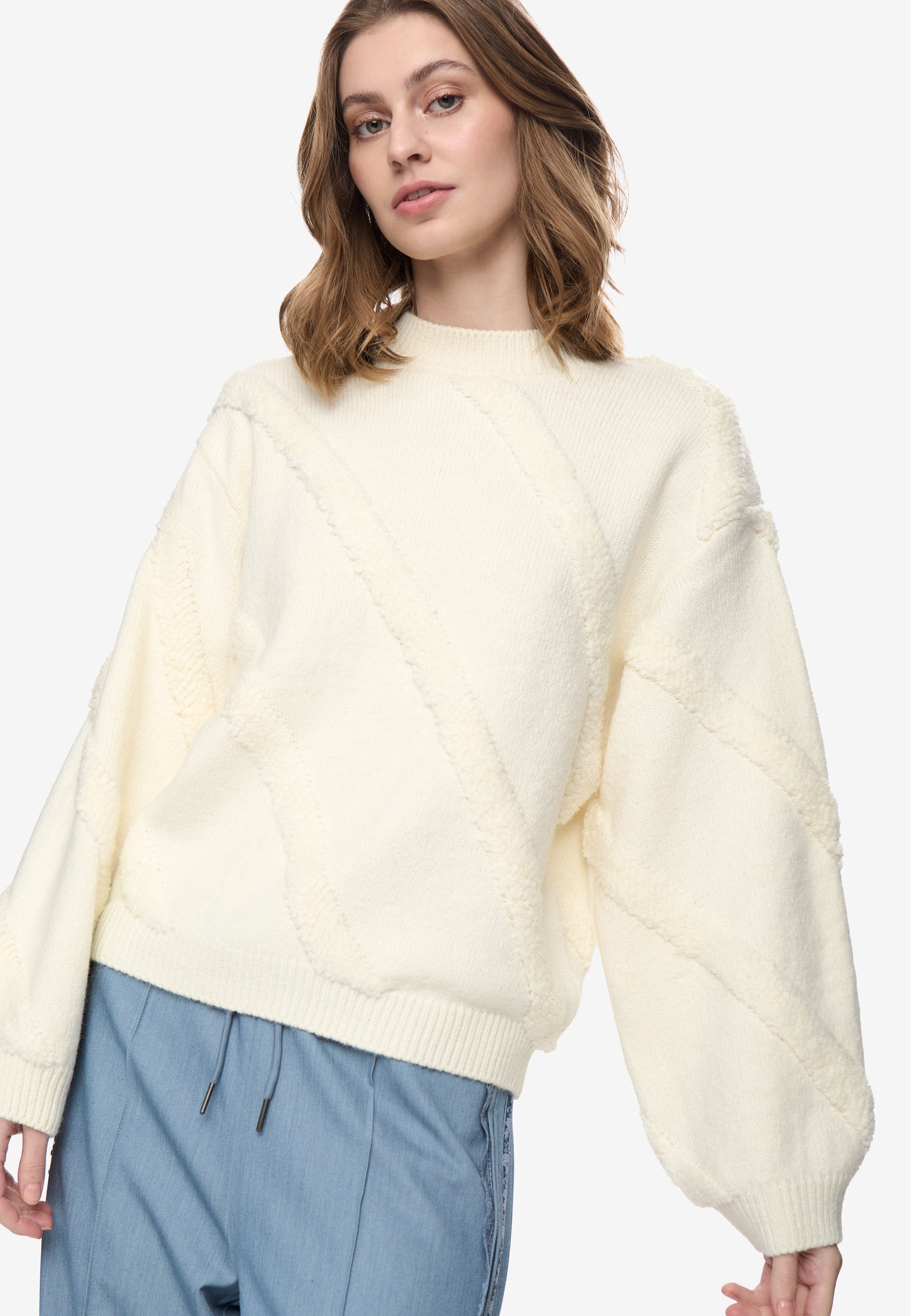 moves Mitta jumper 4792 Jumper 0104 White Asparagus