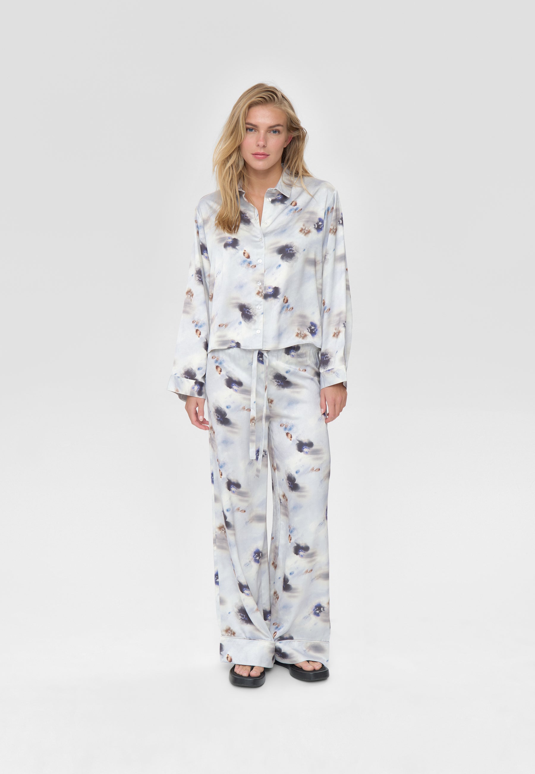 moves Naya shirt 4609 Long Sleeved Shirt 0710 Shortbread