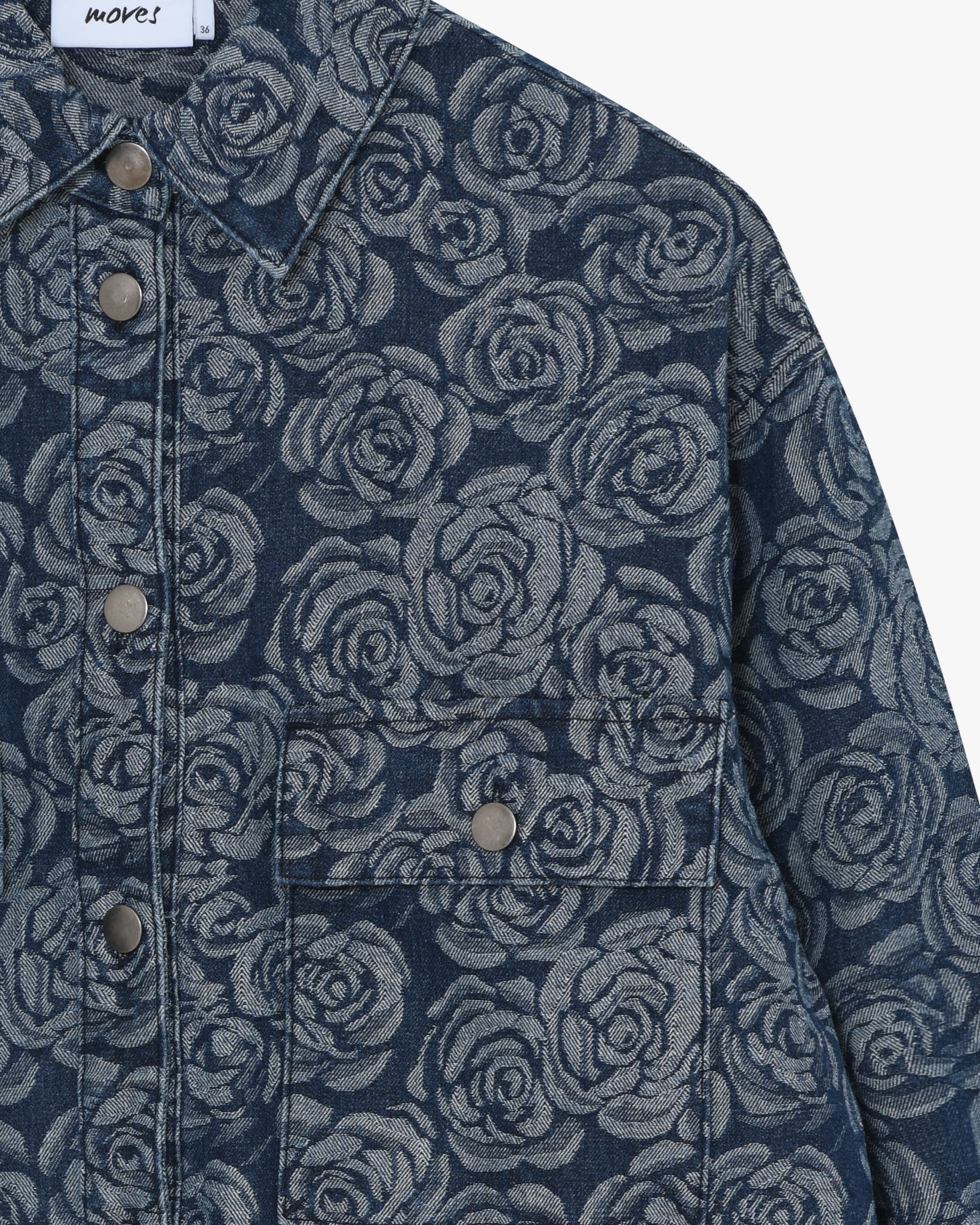 moves Noliana shirt 4518 Long Sleeved Shirt 1002 Medium Blue